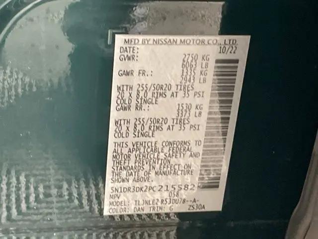 2023 Nissan Pathfinder Platinum 4WD