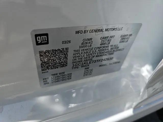 2026 Chevrolet Silverado 2500HD Crew Cab, Standard Bed, WT, 4WD