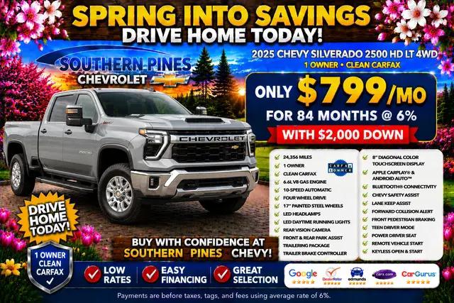 2025 Chevrolet Silverado 2500HD 4WD Crew Cab Standard Bed LT