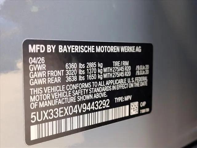 2027 BMW X6 xDrive40i