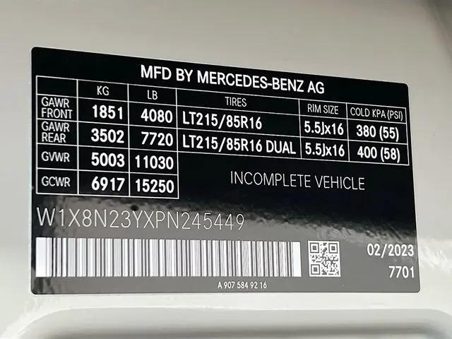 2023 Mercedes-Benz Sprinter 3500XD Chassis Standard Roof 4-Cyl Diesel HO