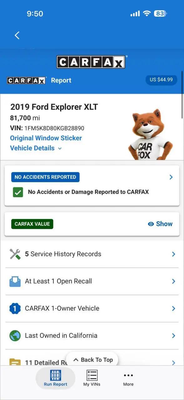 2019 Ford Explorer XLT