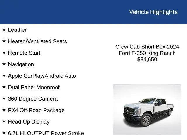 2024 Ford F-250 King Ranch