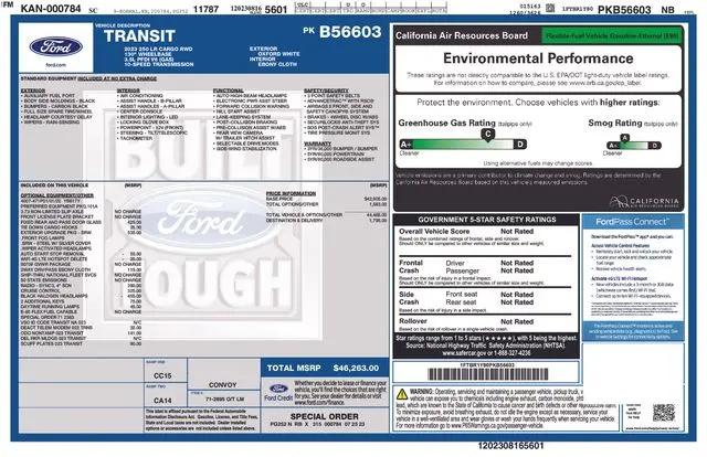 2023 Ford Transit Cargo Van T-250