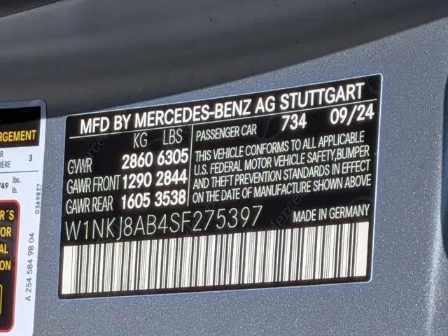 2025 Mercedes-Benz AMG GLC 63 4MATIC