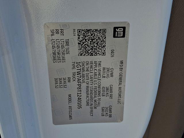 2026 GMC Savana Cargo 2500 Regular Wheelbase, Work Van, RWD