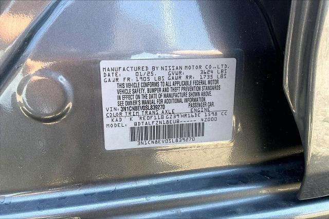 2025 Nissan Versa 1.6 SV