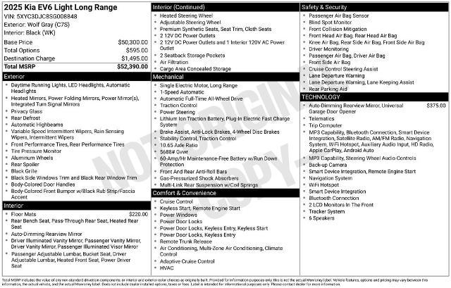 2025 Kia EV6 Light Long Range AWD