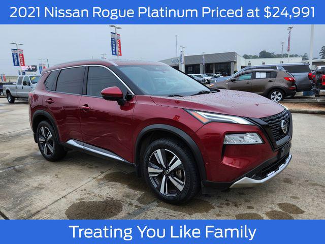 2021 Nissan Rogue Platinum FWD for sale in Conroe, TX