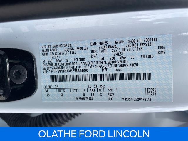 2025 Ford F-150 Raptor