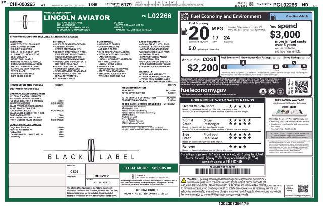 2023 Lincoln Aviator Black Label