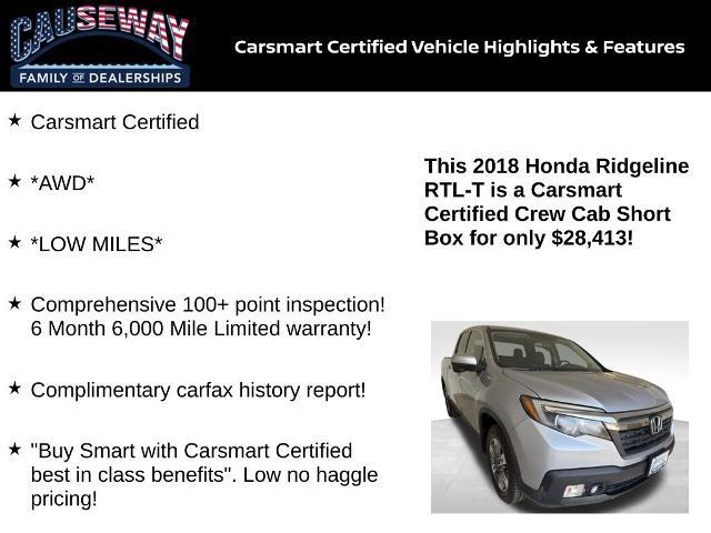 2018 Honda Ridgeline RTL-T