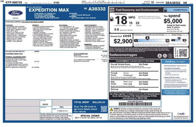 2025 Ford Expedition Platinum MAX