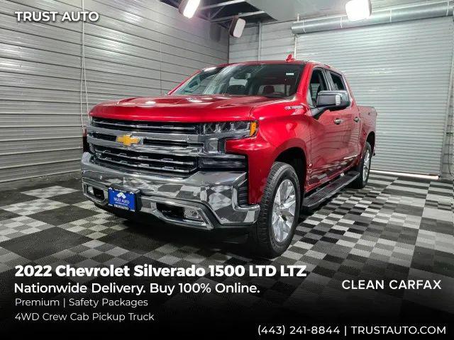2022 Chevrolet Silverado 1500 4WD Crew Cab Short Bed LTZ for sale in Sykesville, MD