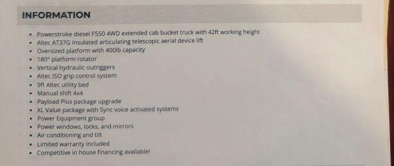 2015 Ford F-550 XL
