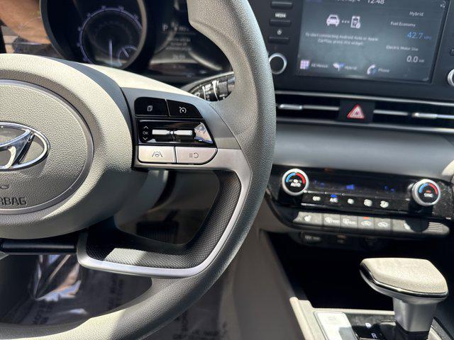 2023 Hyundai Elantra Hybrid Blue