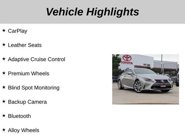 2016 Lexus RC 200t RC 200t