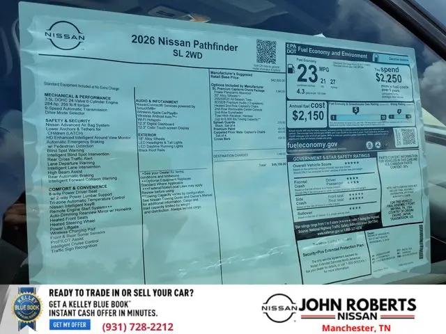 2026 Nissan Pathfinder SL