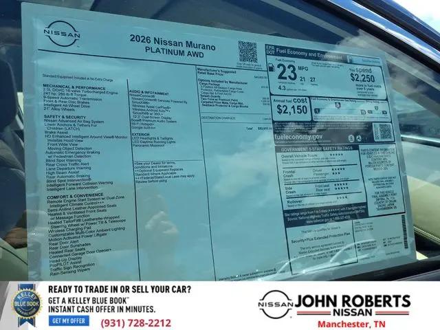 2026 Nissan Murano Platinum