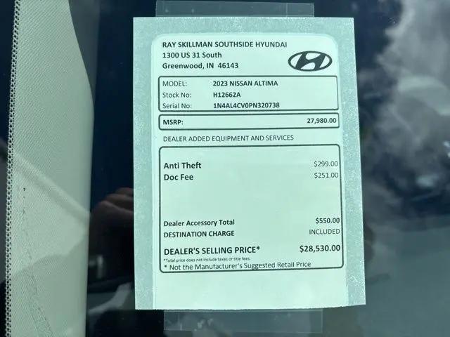 2023 Nissan Altima SR VC-Turbo FWD