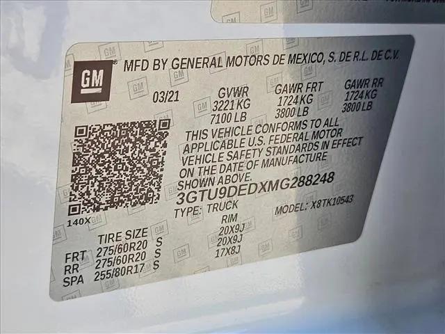 2021 GMC Sierra 1500 4WD Crew Cab Short Box SLT