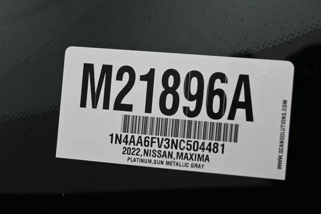 2022 Nissan Maxima Platinum Xtronic CVT