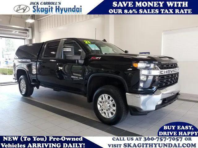 2021 Chevrolet Silverado 3500HD 4WD Crew Cab Standard Bed LT for sale in Burlington, WA