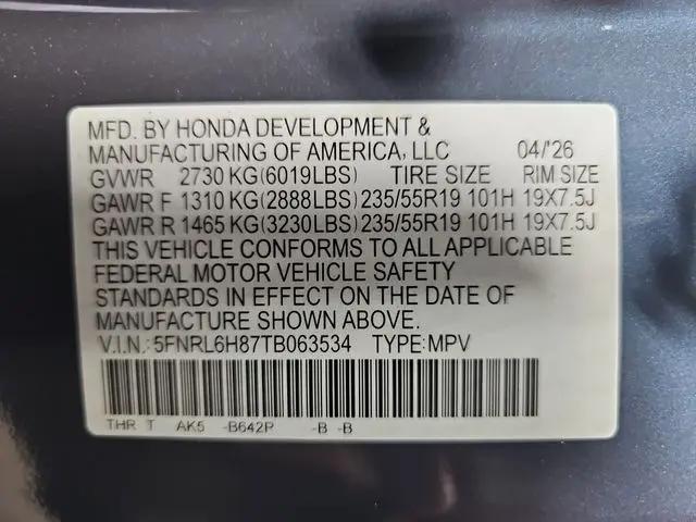2026 Honda Odyssey Touring