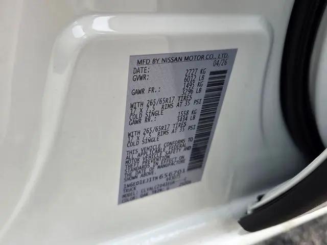 2026 Nissan Frontier Crew Cab SV 4x2