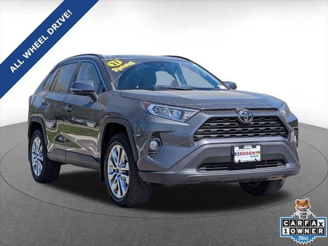 2021 Toyota RAV4 XLE Premium for sale in KENOSHA, WI