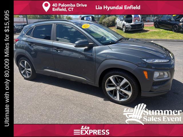 2018 Hyundai Kona Ultimate for sale in ENFIELD, CT