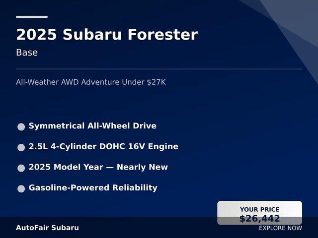 2025 Subaru Forester Base