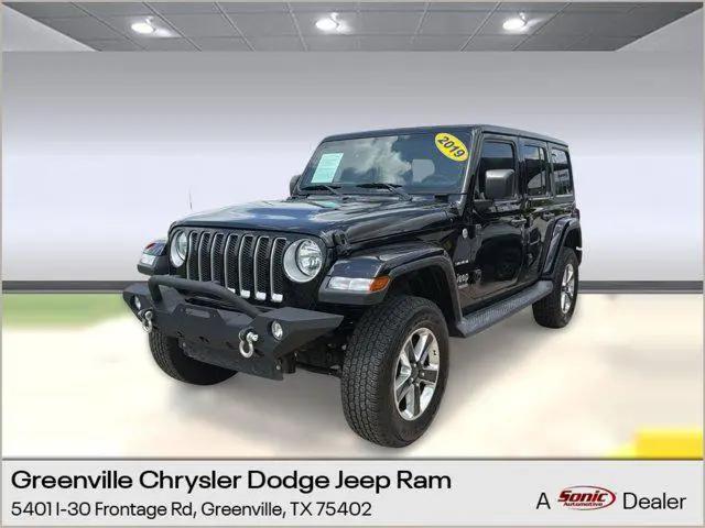2019 Jeep Wrangler Unlimited Sahara 4x4 for sale in Greenville, TX