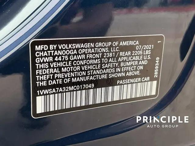 2021 Volkswagen Passat 2.0T SE