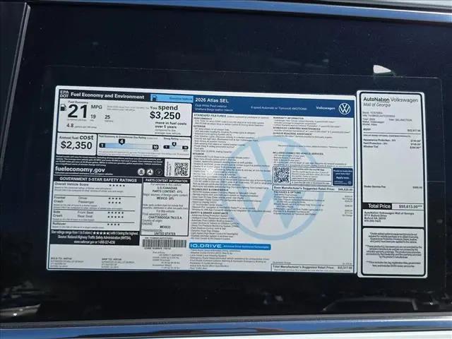 2026 Volkswagen Atlas SEL