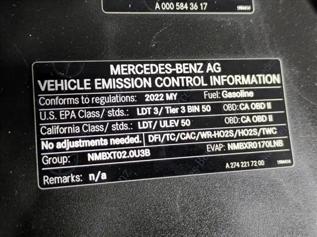2022 Mercedes-Benz Metris Standard
