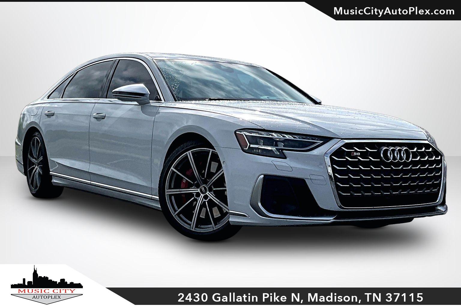 Glacier White Metallic 2022 Audi S8 4.0 TFSI quattro L Sedan Automatic