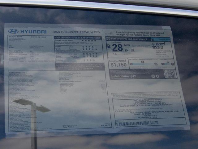 2026 Hyundai Tucson SEL Premium