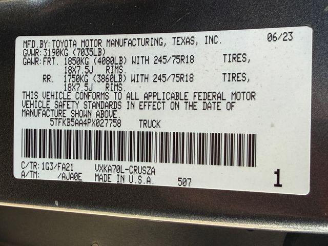2023 Toyota Tundra SR
