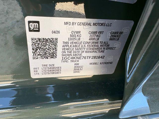2026 Chevrolet Silverado 2500HD Crew Cab, Standard Bed, LT, 4WD