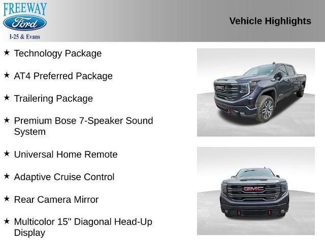 2022 GMC Sierra 1500 4WD Crew Cab Standard Box AT4