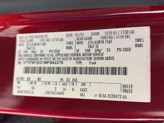 2021 Ford F-150 XLT
