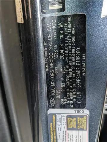 2020 Kia Forte FE