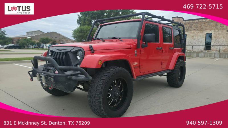 2015 Jeep Wrangler Unlimited Sahara for sale in Denton, TX