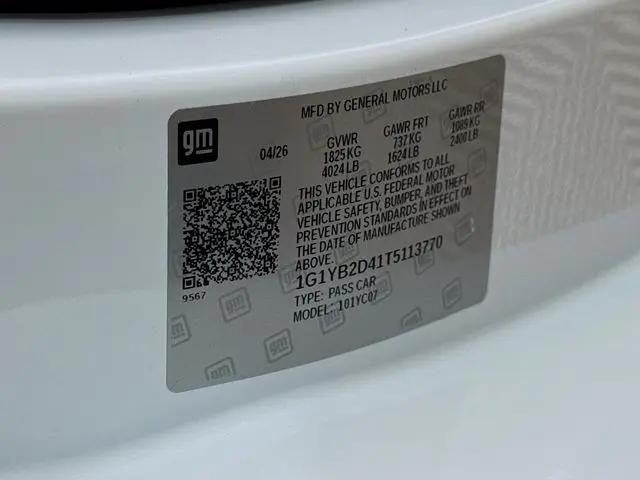 2026 Chevrolet Corvette Stingray Coupe, 2LT, RWD