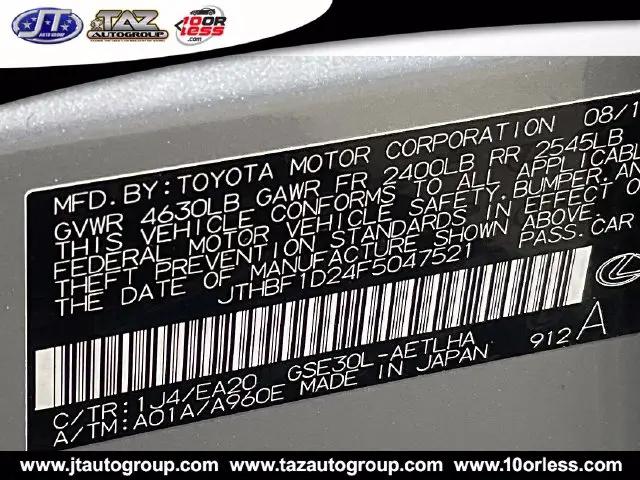 2015 Lexus IS 250 IS 250