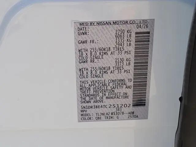 2026 Nissan Pathfinder SV