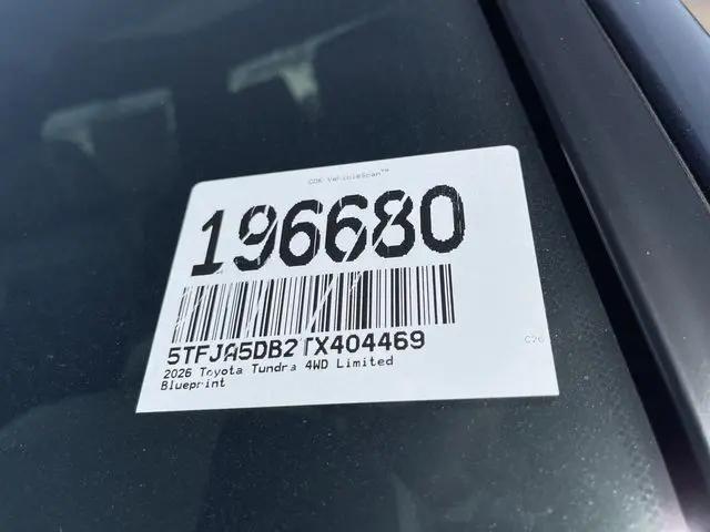2026 Toyota Tundra Limited CrewMax 5.5' Bed
