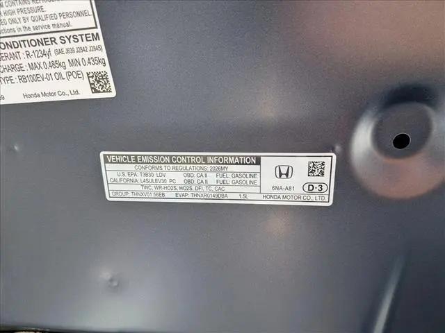 2026 Honda Accord Sedan SE
