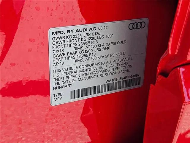 2023 Audi Q3 Premium Plus 45 TFSI S line quattro Tiptronic